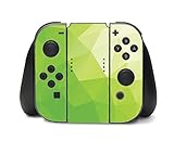 Lime Green Polygon Design Vinyl Decal Sticker Skin by egeek amz for Nintendo Switch Controller