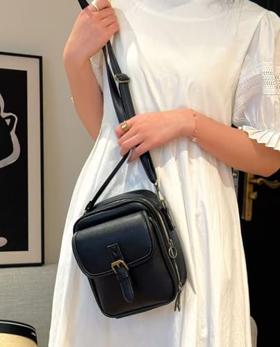 Small Crossbody, Men's/Women's Satchel, Vintage Crossbody Shoulder Wallet, Messenger Bag with Card Slot2
