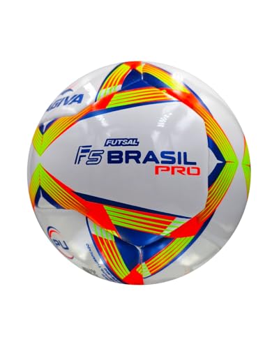 Bola de Futsal F5 Brasil Pro Verde e Laranja- Topper