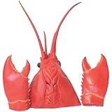 ANosteie Costume da Granchio di Halloween Il Costume da Aragosta in Lattice Include Cappello da Granchio e Guanti con Artigli Divertenti per Feste Cosplay Bambini Adulti