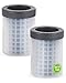 Tovolo Mini Ice Cylinder- Squeeze & Release- Set of 2, 1000422, Gray