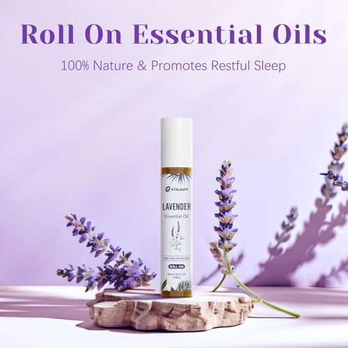 Lavender Essential Oil Roll On, Lavender Touch Essential Oil - 10 mL Roll On for Sleep and Relaxation - Image 4
