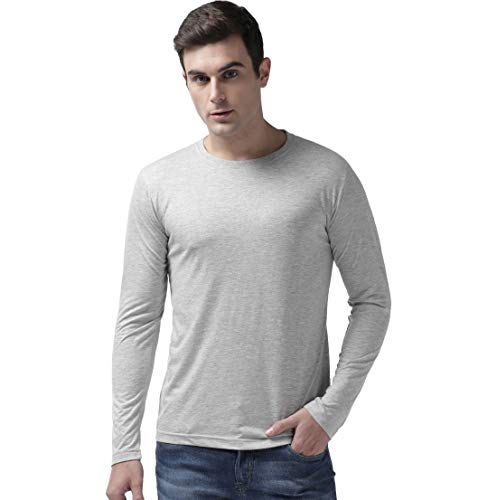 Image of Men's Full Sleeve Casual Round Neck Multi Colored T-Shirts