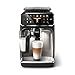 Philips 5400 Series Macchina da Caffè Automatica - Montalatte LatteGo, 12 Bevande, Display Intuitivo, 4 Profili Utente, Cromato (EP5547/90)