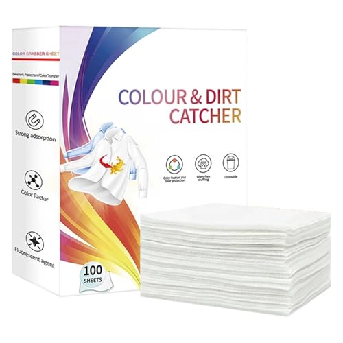 Hojas Color Guard Para Ropa - Protección Anti-manchas De 100 Piezas, Compañero Para Lavadora Absorbente De Colorantes, Papel Para Separar Colores De La Ropa | Ropa Manutenz