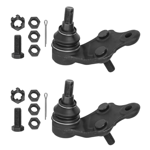 Image of Detroit Axle - Front 12pc Struts Kit for Toyota 2007-2011 Camry, 2 Struts Coil Spring 2 Sway Bars 2 Lower Ball Joints 4 Outer Inner Tie Rods 2 Boots 2008 2009 2010 Replacement Suspension