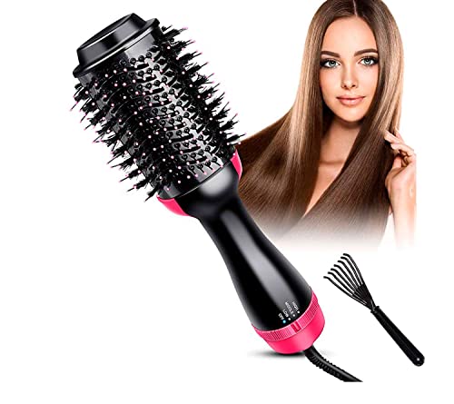 lekTOP cepillo secador de pelo ,Secador de Pelo Multifunción 4 en 1,Secador Moldeador Rizador y Plancha,secador pelo profesional Cover