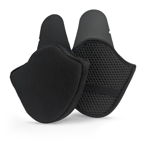 Yifort 2 Stück Ohrenwärmer Fahrradhelm, Ansteckbar Winddichte Ohrenschützer Abnehmbar, Komfortable Fahrt mit Earpads für Joggen, Laufen, Wandern, Radfahren und Motorradfahren(Schwarz)