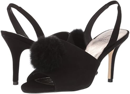 Adrianna Papell Women's Alecia Heeled Sandal,Black Kid 100% Suede,7.5 Medium US | Image 6