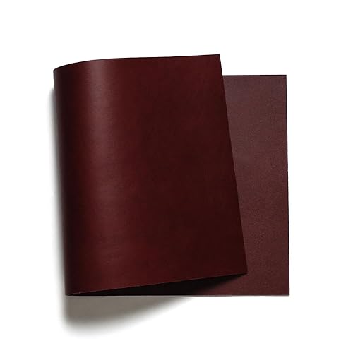 Wickett & Craig English Bridle Leather Panels, Burgundy