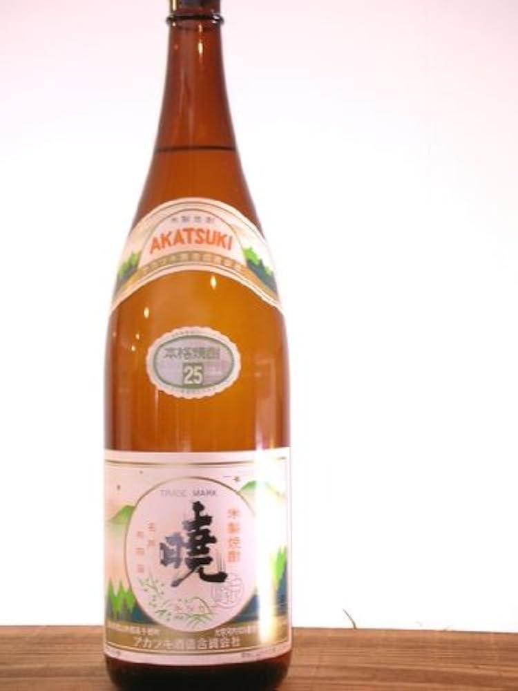 Amazon.co.jp: 暁（アカツキ）25度 1800ml 米焼酎 アカツキ酒造