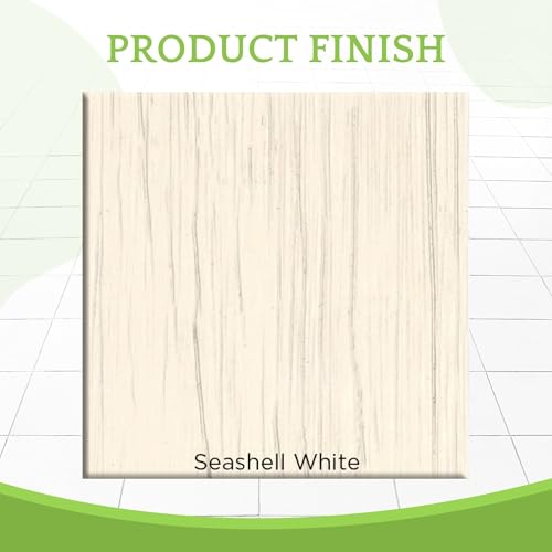 Image of Full-Size Conversion Kit Bed Rails for Dolce Babi Convertible Cribs - Solid Wood Rail - Toddler and Adult Bed Rail for Full-Size Beds - Essential Nursery & Baby Furniture (Seashell White)