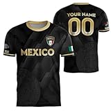 Customized Mexico Jersey, Men's Mexican Soccer Jersey, Personalized 4