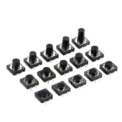 Micro-interrupteur à bouton tactile DIP4 12x12x9mm pour circuits imprimés PCB