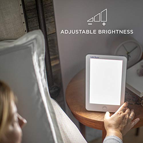Verilux® HappyLight® Lumi - UV-Free LED Therapy Lamp, Bright White Light with 10,000 Lux, Adjustable Brightness, Detachable Stand, and Wall Mountable - Thumbnail 3