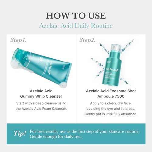 Image of medicube Exosome Shot Azelaic Acid 7,500 PPM Spicule Facial Serum (Pack of 2)