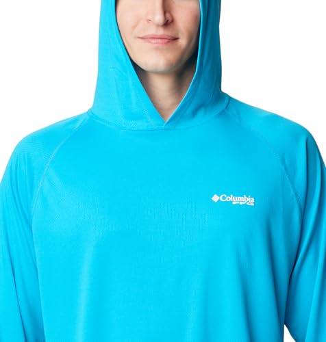 Columbia Men's PFG Solar Stream Hoodie, Ocean Blue, Large4