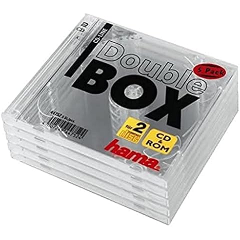 Caja para 2 CDs Hama 044752, 5 unidades Cover