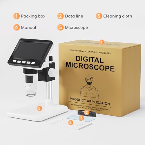 Microscope numérique LCD pour réussir vos soudures de précision sans fatigue oculaire