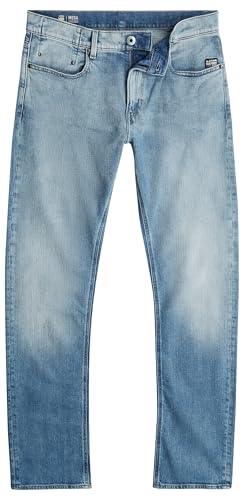 G-STAR Men's Mosa Straight Jeans, Azul (Vintage Steel Blue D23692-d938-h108), 33W x 34L4