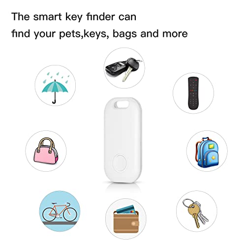 2 Pack Key Finder Smart Bluetooth Tracker Item Finder Work with Apple Find My Item Locator Anti-Lost Device for Keys, Bags and More Global Positioning iOS Only Black 5 2 Pack Key Finder Smart Bluetooth Tracker Item Finder Work with Apple Find My Item Locator Anti-Lost Device for Keys, Bags and More Global Positioning iOS Only Black - Image 6