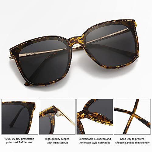 SUNGAIT Women Sunglasses Oversized Polarized: Vintage Style for Beach Party Driving4