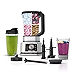 Ninja SS351 Foodi Power Pitcher System, Smoothie Bowl Maker, 4in1 Blender + Food Processor, Single Serve Blender 1400WP smartTORQUE 6 Auto-iQ Presets (Renewed)