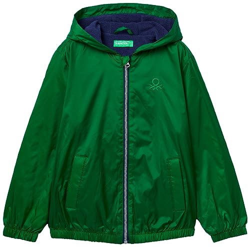 United Colors of Benetton Chaqueta 2bl5qn001, Chaqueta Niños, Verde (Verde Bottiglia 1U3), XL
