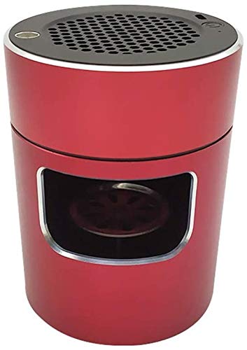 Purificador De Aire De Cenicero Portátil Para Uso En Interiores En Todos Los Autos Domiciliarios Asegranes Ceniceros Sin Humo (Color : Red)