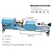 BACHIN Mini Lathe Wood Lathe Machine Multi-Purpose Type Lathe with Wood Lathe Milling Accessories, for Wood Polishing, Grinding, Cutting and Milling ，2.76 in x 6.3 in, 24VDC 96W，7 Speeds