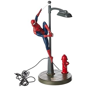 Paladone Spiderman Desk Lamp – Officially Licensed Disney Table Light, Marvel Streetlight Spider Man Spotlight, Gift for Multiverse Fans