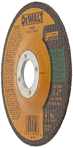 DEWALT 4-1/2" Cut Off Wheel, Concrete/Masonry, 4-1/2" x 1/8" x 7/8" (DW4528) , Yellow - image 3