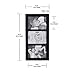 Malden International Designs 5x7 3 Opening Black Linear Collage Frame