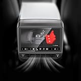 Tlyard 7.2in Rear Seat Display for Tesla Model 3 2017-2023 Model Y 2020-2024LCD Screen AC Control Panel IPS Multimedia Entertainment System (7.2In-Support OTA,WiFi)