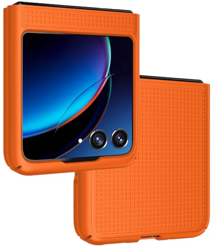 Coque pour Motorola RAZR+ 2023 anti-traces texture grille