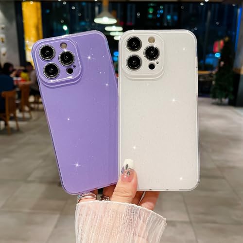 LIFCIUSO Glitter Bling Case for iPhone 15 Pro Max (6.7"), White - image 9
