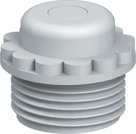 Raccord fileté avec membrane étanche IP54 pour protection de câbles