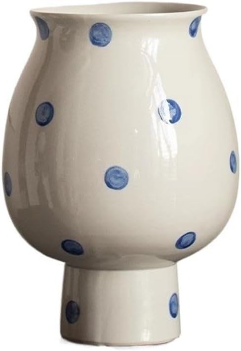 Vases pour fleurs CLSDRZC en céramique blanche pour bouquet séché de salon