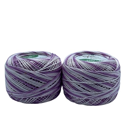 Image of Anchor Knitting Pearl Cotton Fast Colour Thread Yarn - Mercer Pearl Cotton 10gm Yarn (Thickness 1 mm) (Pack of 1 (01208)