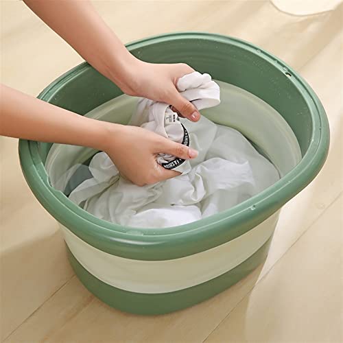 Masajeador para pies plegable con bañera portátil verde miniatura 5