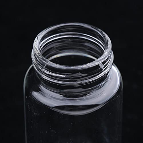 Anabu 10x High Borosilicate Sample Vials Clear Glass Bottles wit Aluminum Cap 50ml - Image 2