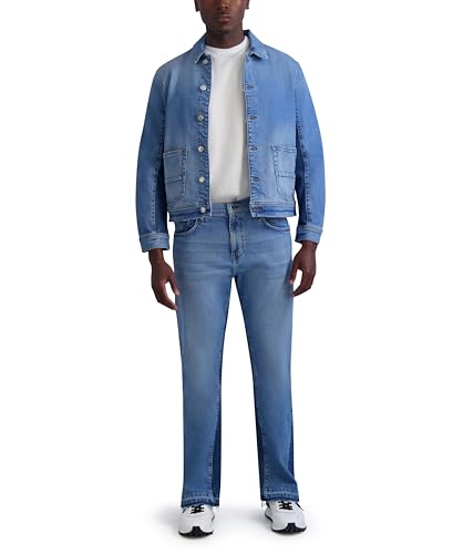 KARL LAGERFELD Men's 2 Bottom Pockets Denim Jacket