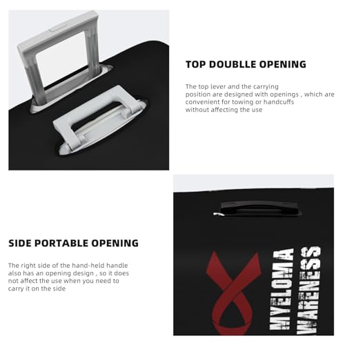 Travel Luggage Cover Fuck Multiple Myeloma Cancer Awareness Fashion Washable Baggage Suitcase Protector Fit For Luggage Large4