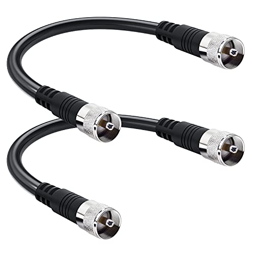Câble coaxial RG8X pack de 2 pour pontage et compteur SWR wattmètre