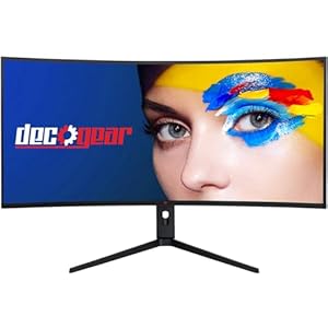 Deco Gear 40 Curved Ultrawide Nano IPS Monitor, 5120×2160 5K2K, 21:9, HDR10, AdaptiveSync, 100% sRGB, HDMI 2.0, DP, USB-C