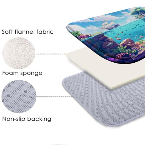 Tapis de bain lavable en machine absorbant et antidérapant M - 5