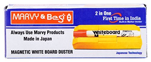 Image of Marvy & Best White Board Duster, 6 inches x 1.5 inches x 2 inches.