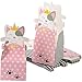Cat Party Favor Boxes - 24-Pack Paper Treat Boxes with Die-Cut Princess Kitty, Cute Cat Themed Gable Boxes, Goodie Gift Loot Boxes, Girls Birthday Party Supplies, 3.5 x 3.5 x 8 Inches