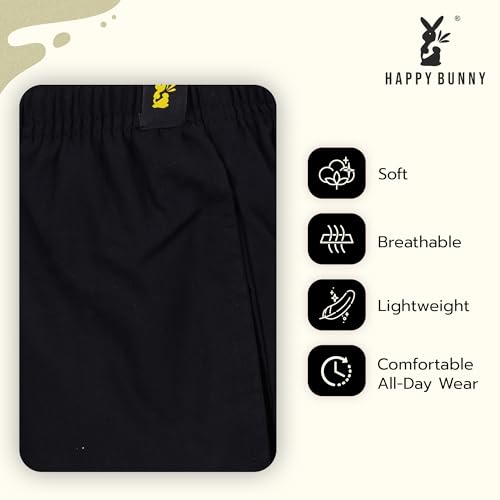 Image of Happy Bunny Women's Cotton Afghani Salwar with Lace Embroidery Detailing - Elastic Waist, Comfortable Loose Fit Bottoms for Casual, Ethnic