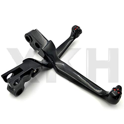 Xkh- Motorcycle Black Brake Clutch Lever Compatible With Harley Fxstc Softail Custom Fxstb Night Train [B00Y7C7Y2Y] #TOP7